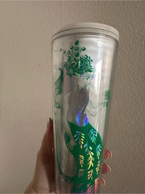 Starbucks Green Mermaid Iridescent Tumbler